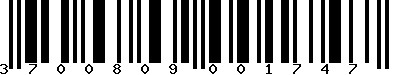 EAN-13 : 3700809001747