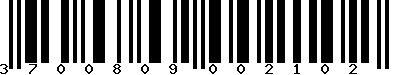 EAN-13 : 3700809002102
