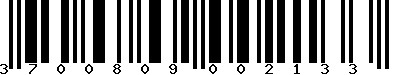 EAN-13 : 3700809002133