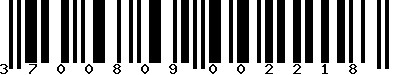 EAN-13 : 3700809002218