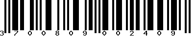 EAN-13 : 3700809002409