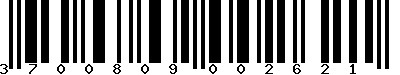 EAN-13 : 3700809002621
