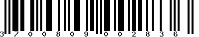 EAN-13 : 3700809002836