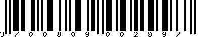 EAN-13 : 3700809002997
