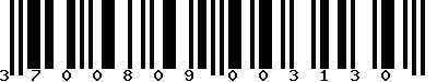 EAN-13 : 3700809003130
