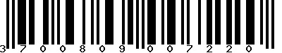 EAN-13 : 3700809007220