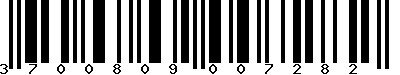 EAN-13 : 3700809007282