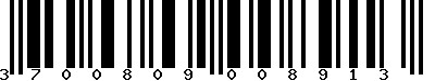EAN-13 : 3700809008913