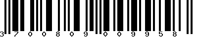 EAN-13 : 3700809009958