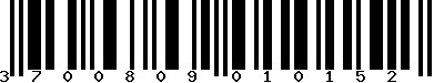 EAN-13 : 3700809010152