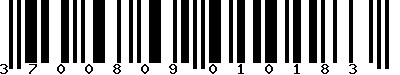 EAN-13 : 3700809010183