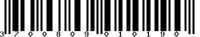 EAN-13 : 3700809010190