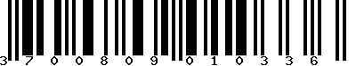 EAN-13 : 3700809010336
