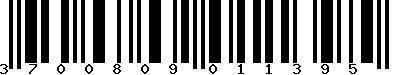 EAN-13 : 3700809011395