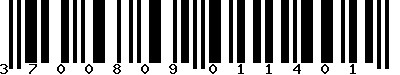 EAN-13 : 3700809011401