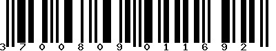 EAN-13 : 3700809011692
