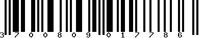 EAN-13 : 3700809017786
