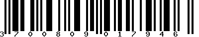 EAN-13 : 3700809017946