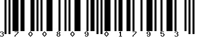EAN-13 : 3700809017953