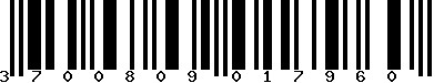 EAN-13 : 3700809017960