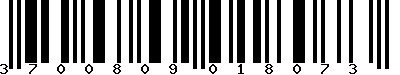 EAN-13 : 3700809018073