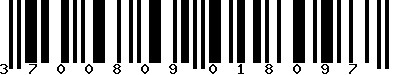EAN-13 : 3700809018097