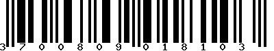EAN-13 : 3700809018103