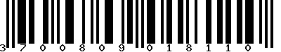 EAN-13 : 3700809018110