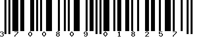 EAN-13 : 3700809018257
