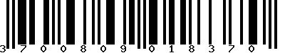 EAN-13 : 3700809018370