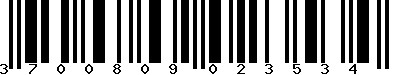 EAN-13 : 3700809023534