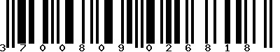 EAN-13 : 3700809026818