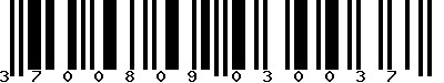 EAN-13 : 3700809030037