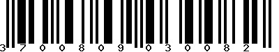 EAN-13 : 3700809030082