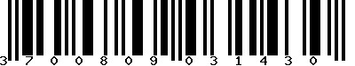EAN-13 : 3700809031430