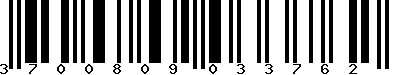 EAN-13 : 3700809033762