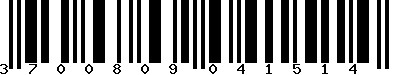 EAN-13 : 3700809041514