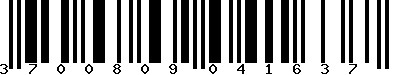 EAN-13 : 3700809041637