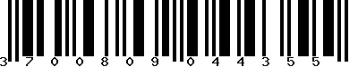 EAN-13 : 3700809044355