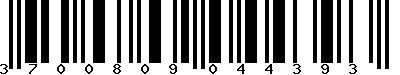 EAN-13 : 3700809044393
