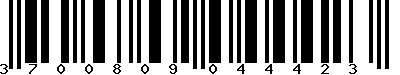 EAN-13 : 3700809044423