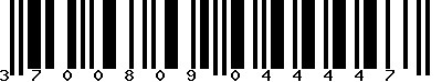 EAN-13 : 3700809044447