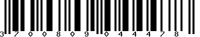EAN-13 : 3700809044478