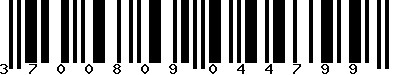 EAN-13 : 3700809044799
