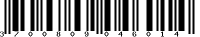 EAN-13 : 3700809046014