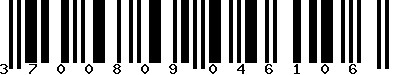 EAN-13 : 3700809046106