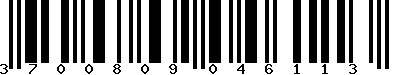 EAN-13 : 3700809046113