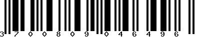 EAN-13 : 3700809046496
