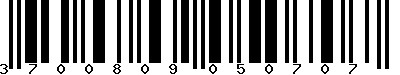 EAN-13 : 3700809050707