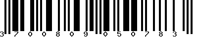 EAN-13 : 3700809050783